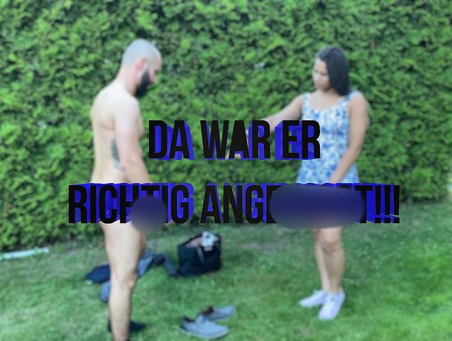 Da war er richtig angepi**t ;)