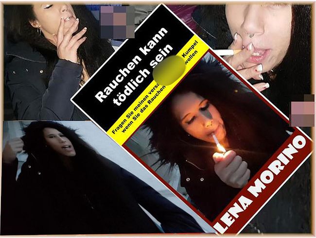 LenaMorino Porno Video: Mein schw**z ist LÄNGER als die Kippe - Sagt mein Kumpel - Hat er Recht?