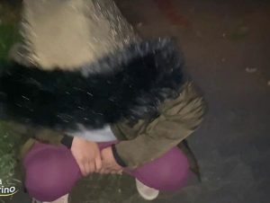 LenaMorino Porno Video: Nächtlicher pi** auf Autobahnraststätte