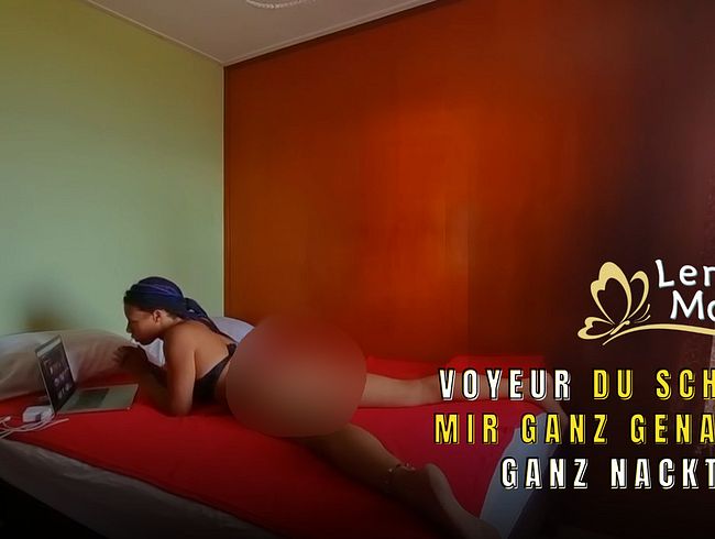 LenaMorino Porno Video: VOYEUR Du schaust mir ganz genau ZU  KOMPLETT NACKT!